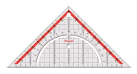 Echer Geometric Maped M028700 cu mâner, 26 cm, 1 bucată 1