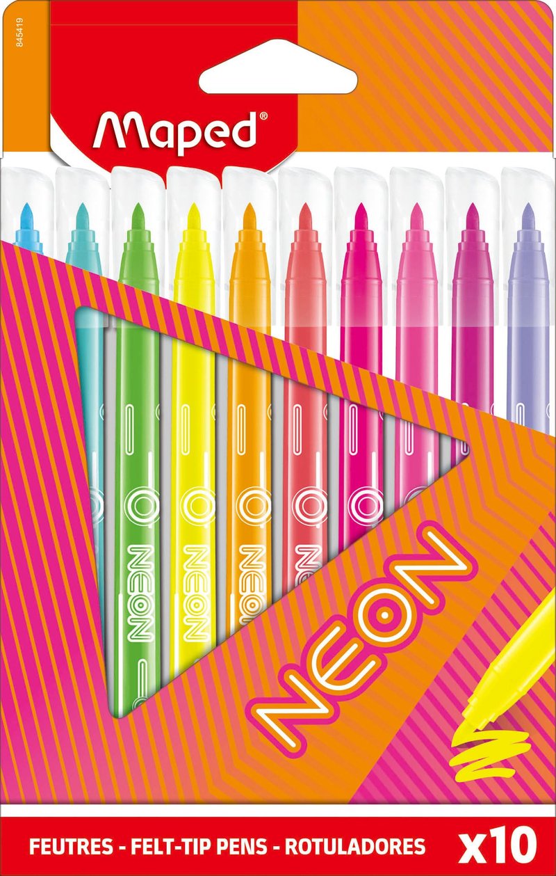 Set flomastera Maped Neon - 10 komada