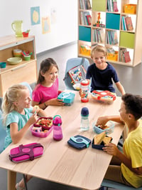 Cutie pentru gustări Maped Picnic Original Kids, recipient compartimentat pentru copii - Albastru 8