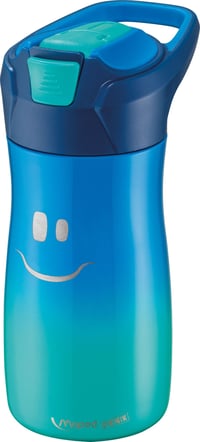 Sticlă pentru copii Maped Picnik Concept din oțel inoxidabil, 430 ml, albastru, anti-scurgere, ușor de curățat 3