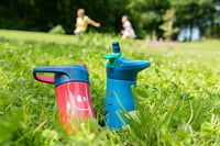 Sticlă pentru copii Maped Picnik Concept din oțel inoxidabil, 430 ml, albastru, anti-scurgere, ușor de curățat 6