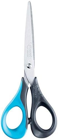 Detské nožnice Maped Sensoft 16 cm – Ergonomické mäkké krúžky pre pravákov – modré, ružové, zelené alebo červené – 2 ks 4