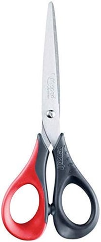 Detské nožnice Maped Sensoft 16 cm – Ergonomické mäkké krúžky pre pravákov – modré, ružové, zelené alebo červené – 2 ks 6