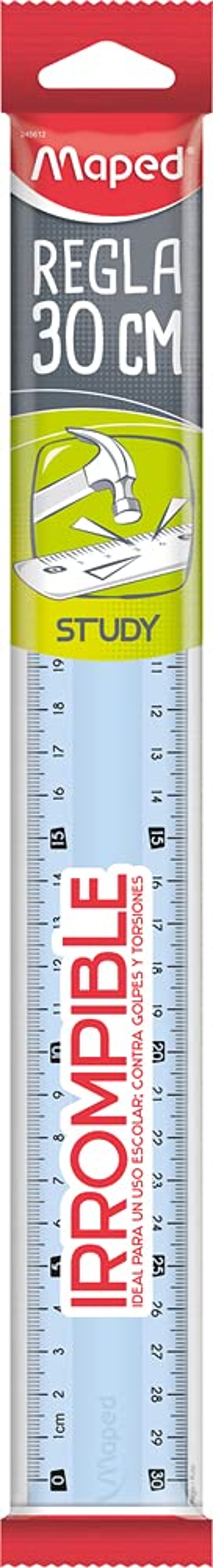 Riglă incasabilă Maped Study 30 cm, culori asortate