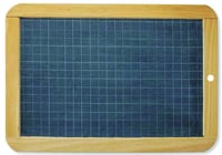 Maped Prírodná čierna tabuľa, obojstranná (štvorčekovaná/čistá), s dreveným rámom, 260 x 182 mm 1