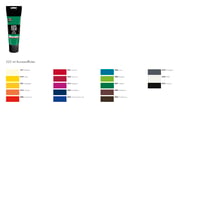 Akrylová farba Marabu Acryl Color – žltá, 225 ml – na vodnej báze, rýchloschnúca, vodoodolná, vhodná na nanášanie štetcom a špongiou, na plátno, papier 2