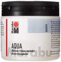 Marabu Aqua Klarlack lesklý akrylový lak 500 ml – Priehľadný vrchný lak na vodnej báze na ručné práce a hobby projekty 1