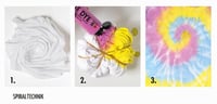 Cerneală pentru batik Marabu Tie Dye, Galben, 80 ml, pe bază de apă, vopsea textilă vegană pentru materiale deschise la culoare, cu un conținut de până la 20% fibre sintetice 3