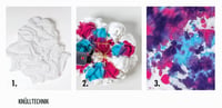 Cerneală pentru batik Marabu TIE DYE, Albastru închis, 80 ml – Vopsea textilă pe bază de apă pentru materiale deschise la culoare, vegană, conținut de până la 20% fibre sintetice 3