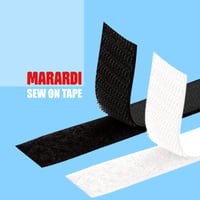Suchý zips MARARDI na prišívanie, nie je samolepiaci - čierny - 5 m x 50 mm 7