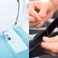 Suchý zips MARARDI na prišívanie, nie je samolepiaci - čierny - 5 m x 50 mm 5