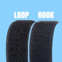 Suchý zips MARARDI na prišívanie, nie je samolepiaci - čierny - 5 m x 50 mm 4