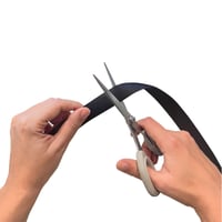 Suchý zips MARARDI na prišívanie, nie je samolepiaci - čierny - 5 m x 50 mm 3