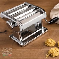 Mașină manuală pentru tăiței Marcato Ampia 150 Wellness – argintiu, 18,8 x 20 x 14 cm 2