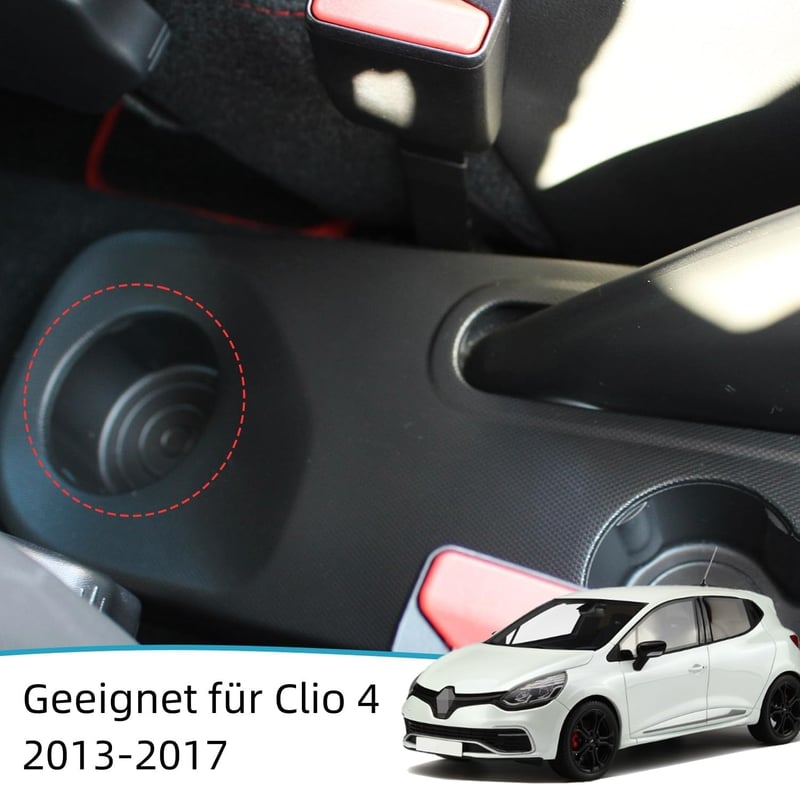 MARCHFA Clio 4 Captur Középkonzol Kartámasz Fehér Műbőr Tárolódoboz