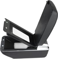 MARCHFA Fiesta MK7 2009-2017 kartámosztó tároló USB töltőporttal – fekete varrással 6