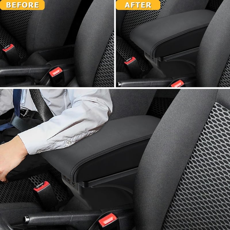 MARCHFA Golf 6 MK6 Középkonzol Kartámasz USB Töltőportokkal 2008-2013