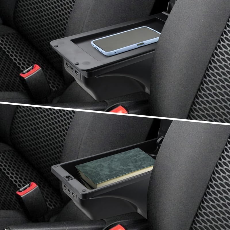 MARCHFA Golf 6 MK6 Középkonzol Kartámasz USB Töltőportokkal 2008-2013
