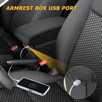 MARCHFA Golf 6 MK6 Középkonzol Kartámasz USB Töltőportokkal 2008-2013 5