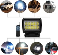 MARCHFA LED Munkalámpa Távirányítóval Mágneses Talppal 50W 12V 6