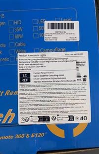 MARCHFA LED Munkalámpa Távirányítóval Mágneses Talppal 50W 12V 2