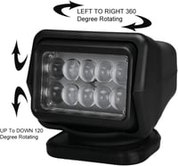 MARCHFA LED Munkalámpa Távirányítóval Mágneses Talppal 50W 12V 4