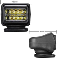 MARCHFA LED Munkalámpa Távirányítóval Mágneses Talppal 50W 12V 5