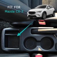 MARCHFA Mazda CX-3 Középkonzol Kartámasz Fekete Autó Kiegészítő 2