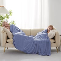 Chladiaca deka Marchpower Arc-Chill 3.0 s chladiacimi vláknami Q-Max>0,5, obojstranná letná deka 2 v 1, deka na pohovku, cestovná deka, 200x220 cm, modrá 9