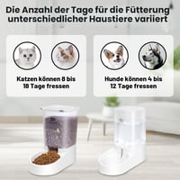 Marchul Automata Macska Kutya Etető 2db 3.8L Táp Víz Adagoló 3