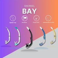 Šnorchel pre dospelých Mares Bay s výdychovým ventilom, mäkkým silikónovým náustkom a nastaviteľným držiakom masky 2
