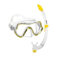 Set Snorkeling Mares Combo Pure Vision pentru Adulți – Mască Ergonomică din Silicon și Tub Breezer Semiuscat cu Supapă 1