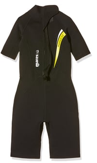 Detský krátky neoprénový oblek Mares Manta Junior - veľkosť XS 2