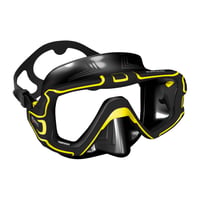 Potápačská maska Mares Pure Edge pre dospelých - čierna/žltá, unisex na potápanie 1