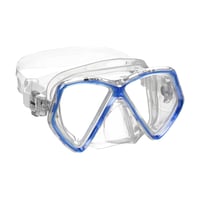 Mască de scafandru pentru copii Mares Zephir Jr cu lentilă dublă, ramă Micro-Frame, câmp vizual larg, garnitură din silicon și cataramă EZ Adjust 360° 1