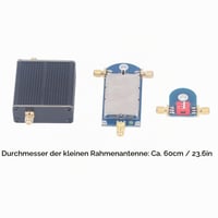 Aktívna slučková anténa Marhynchus 50K-500MHz, širokopásmová prijímacia anténa s vysokým ziskom 17dB, 9-12V 2