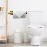 Markcco Öntapadós WC-papír Tartó - Prémium SUS304 Rozsdamentes Acél, Arany Színű, Fúrás Nélkül Rögzíthető Fürdőszobába, Konyhába 2