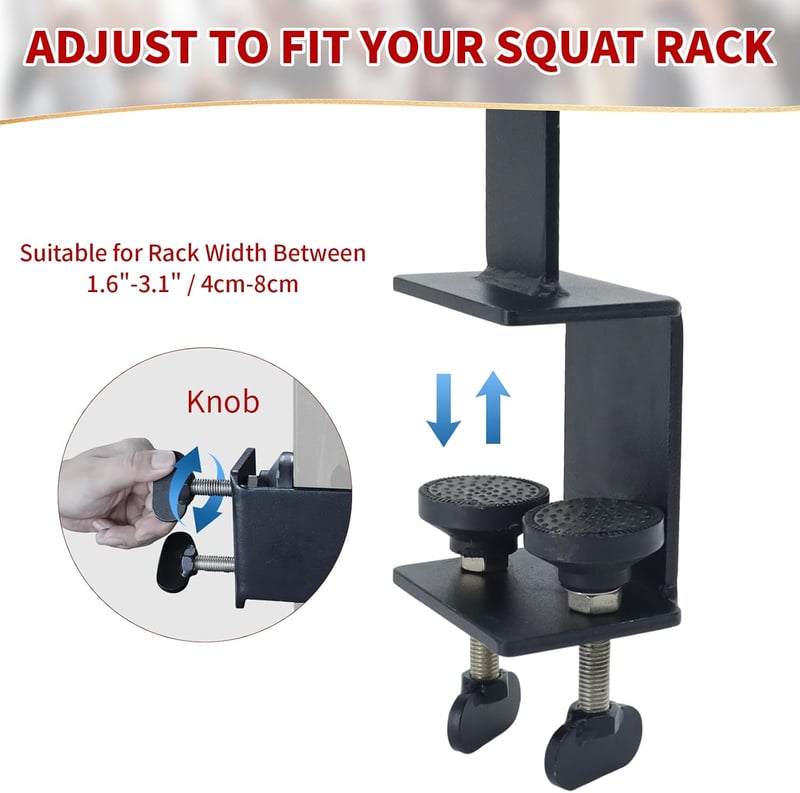 MARLANG Nordic Hamstring Curl Squat Rack Attachment Erősítő Edzéshez