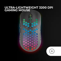 Combo Gaming Wireless Mars Gaming MCPWX - Tastatură FRGB + Mouse RGB 3200DPI + Mousepad 360x260 mm, DualPro Link 2.4GPRO, Negru 4