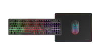 Combo Gaming Wireless Mars Gaming MCPWX - Tastatură FRGB + Mouse RGB 3200DPI + Mousepad 360x260 mm, DualPro Link 2.4GPRO, Negru 6