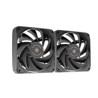 Súprava 120 mm ultra tichých ventilátorov Mars Gaming MF-NCLX2, ložisko FDB, PWM - čierna - 2 ks 1