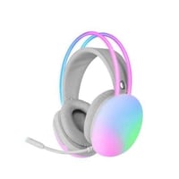 Herné slúchadlá Mars Gaming MH-Glow 360° Full Chroma RGB, s mikrofónom s potlačením hluku, pamäťová pena, biele, PS4/PS5/XBOX/Switch/PC/Mac/smartfón 4