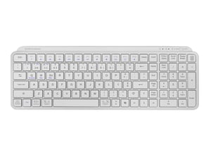 Bežična kompaktna tipkovnica Mars Gaming MK-SILENKEYS, Bluetooth 5.1, PC/Mac - bijela