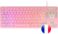 Mars Gaming MK023 Gamer Billentyűzet TKL Hibrid Mechanikus RGB Világítás Rózsaszín - MK023 FR TKL 1