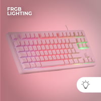 Mars Gaming MK023 Gamer Billentyűzet TKL Hibrid Mechanikus RGB Világítás Rózsaszín - MK023 FR TKL 4
