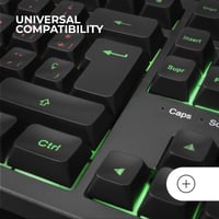 Herná klávesnica Mars Gaming MK023 TKL, hybridná technológia H-Mech, FRGB Rainbow RGB podsvietenie, Anti-Ghosting, čierna 5