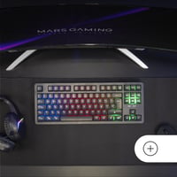 Herná klávesnica Mars Gaming MK023 TKL, hybridná technológia H-Mech, FRGB Rainbow RGB podsvietenie, Anti-Ghosting, čierna 6
