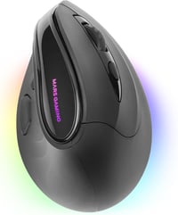 Mars Gaming MM-SK vertikális vezeték nélküli gaming egér, RGB, 8400 DPI, tri-mode - fekete 6