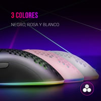 Mars Gaming MMAX RGB gaming egér, 12400 DPI, 69 g - rózsaszín 6