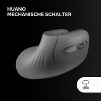 Ergonomická vertikálna bezdrôtová myš Mars Gaming MMW-ERGOPRO čierna, optický senzor 3200 DPI, spínače Huano, 2,4 GHz prijímač, podpora viacerých platforiem 4